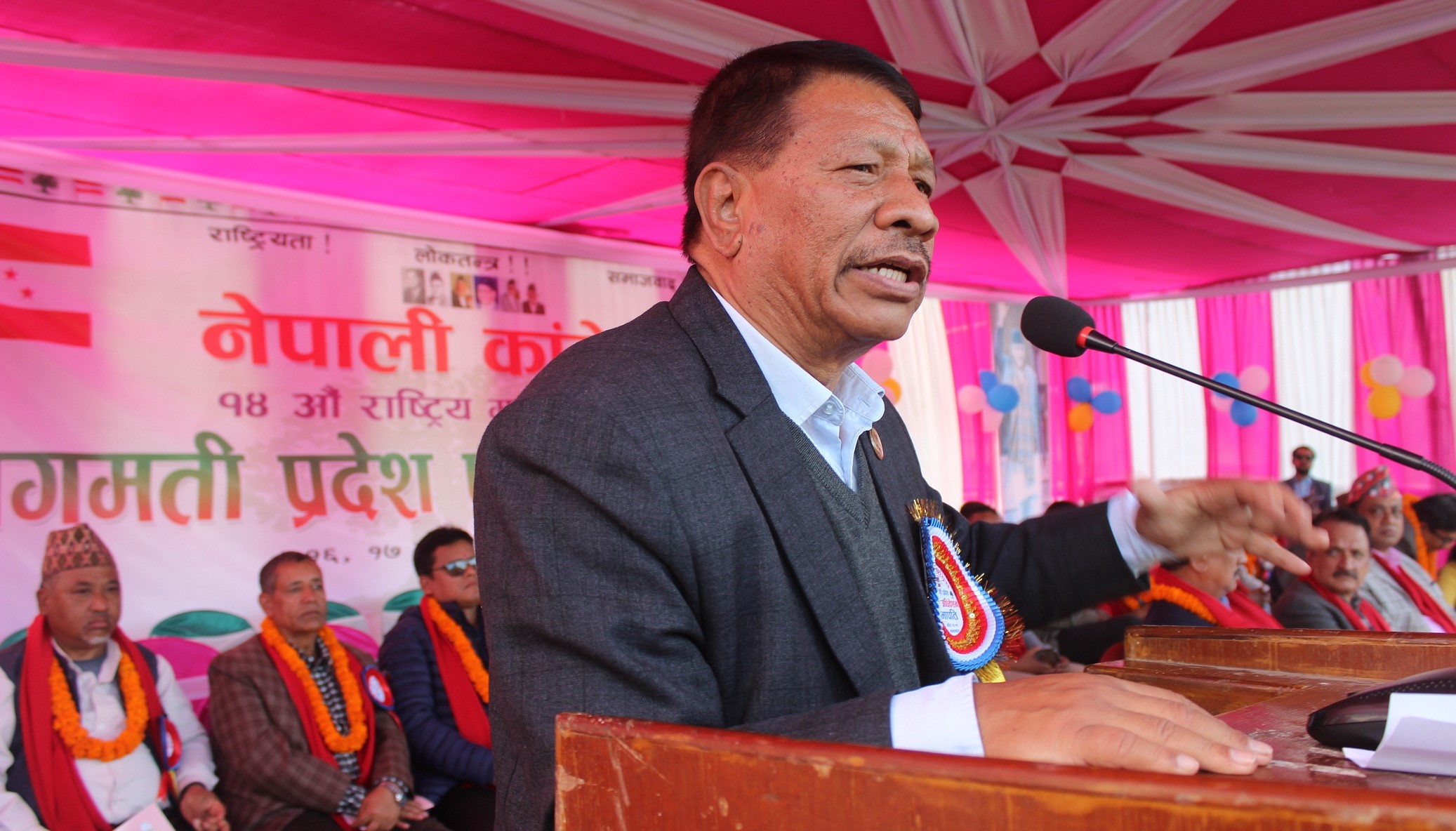 संघीयता कार्यान्वयनका लागि कांग्रेस र गठबन्धनको जीत आवश्यक : प्रकाशमान सिंह